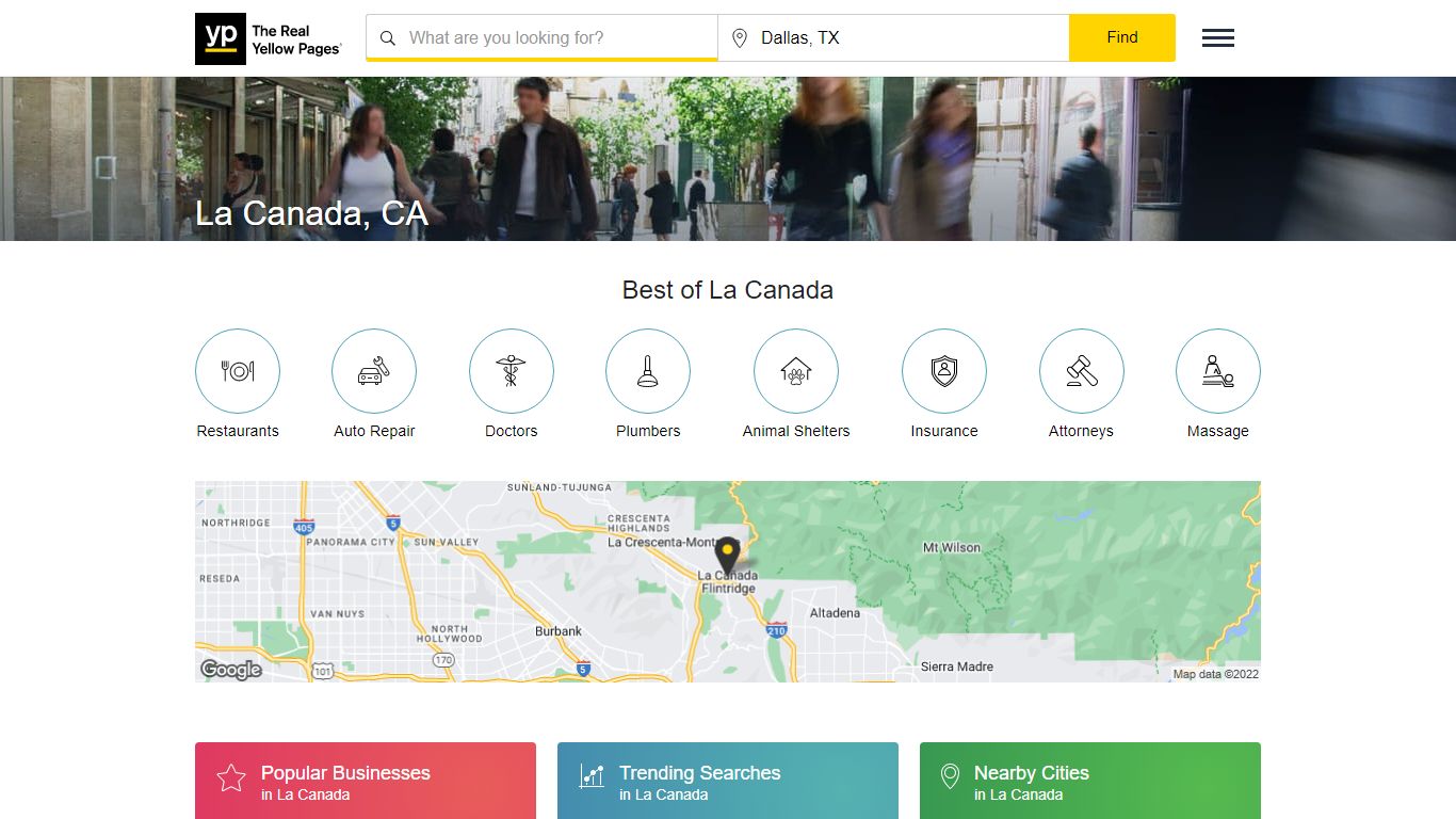 The Real Yellow Pages® - La Canada, CA Directory - YP.com